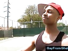 White Gay Boy After Black Ghetto Ass