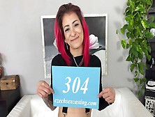 Cutie With Red Hairs Valerie Moon Gives A Good Deepthroat