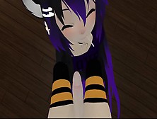 Vrchat Lewd Kitty Gives Bj And Hand-Job