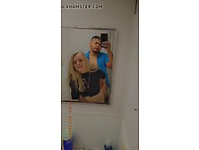 Public Bathroom Mirror Fucks Petite Blonde Teen Met At The Mall