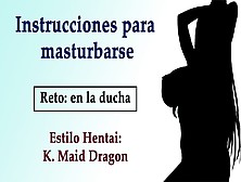 Joi Hentai De Tohru,  Maid Dragon.  Spanish Audio.