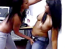 Rough Lesbian Sex After Fight