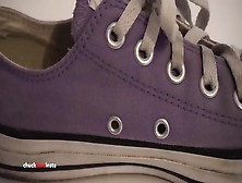My Sisters Shoes: Purple Converse