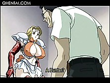 Hentai Sexy Blonde Gets Tied Up And Huge Tits Played With