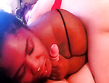 Ebony Bbw Sucks Cock While Getting Her Holes Licked 3Sum