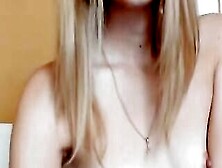 Blonde Stepsister Gets Naked For You And Enjoys Lush