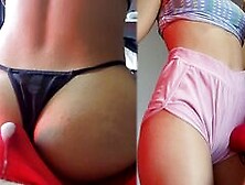 Cumshot Through Underwear During A Lapdance,  Assjob In Panties