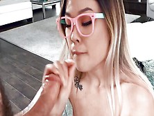 Petite Asian Doll Was Eager To Practice Her Sex Skills On A Fat Cock