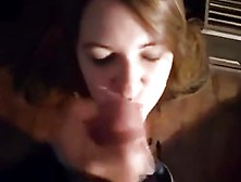 Nasty Babe Gets Facialed After She Gives A Great Blowjob