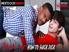 Straight Jock Teaches Gay Stepbrother How To Suck Dick