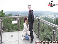 German Skinny Ebony Young Outdoor Pick Up Mating