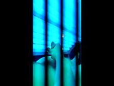Watch Me Tense Up As I Cum On Myself In This Tanning Bed