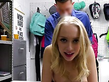Blonde Chick Is Strip-Searched And Fucked By A Horny Man