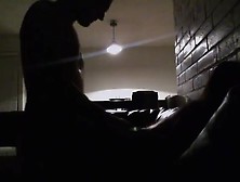 Azn Couple Blowjob In Dark On Couch