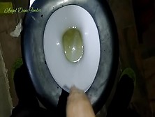 Husband Peeing In Toilet On Web-Cam Hd- 1080