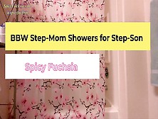 Bbw Stepmom Showers For Stepson