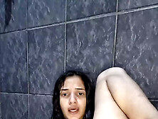 Shy Brazilian Woman Goes To The Bathroom Of Her House And Does Anal Masturbation!