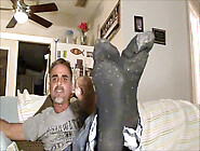 Italian Master Flashing His Torrid Soles With A Cum Countdown