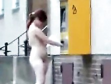 Cute Redhead Takes A Naked Stroll Toby