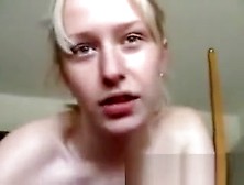 Naked Girlfriend Gets Jizzed On
