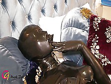 Fully Encased Rubber Doll Masturbation