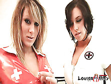 Slutty Nurse Dresses On Stripping And Fondling Girls