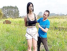 Chinese Bondage - Bound And Walk In Field