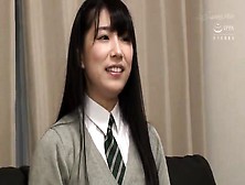 Asuka Hoshi Asian Teen In School Uniform Enjoys Giving Head