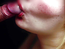 Sperm Twice In Blonde Teeny Close Up Bj Monstrous Boobies.  Cim.  Sperm Mouth.  Spunk Swallow Tasty Dove
