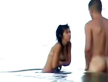 Voyeur Tapes A Crazy Couple Having Sex In The Sea