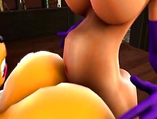 Two Naughty 3D Futas Fuck Each Other With Their Monster Cocks