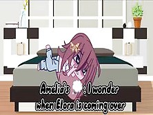 Two Lesbians Have Sex At A Sleepover [] Gacha []
