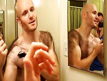 Hairiest Boy Shaves His Whole Torso And Back!
