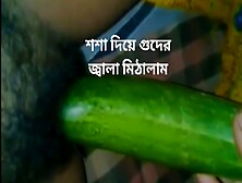 Bangladeshi Sexy Girl Cucumber Hard Masturbate.