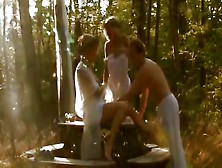Blondes Shares A Cock In The Woods