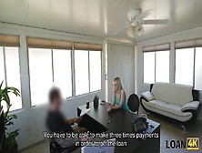 Loan4K.  Chick Has Problems And Manager Gives Money For Fucking