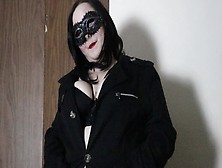 Artsy Goth Big Bodied Woman Strips For You