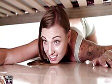 Kenzi Love Into Stuck Under The Bed And Banged