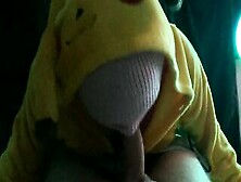 Beauty Pikachu Does A Passionate Deeply And Gets A Lot Of Cum Into Her Mouth