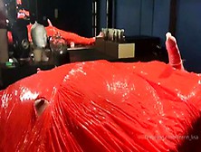 Electro Bdsm Slave And Fetish Latex Big Titted Domina