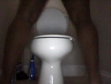 Black Girl Spreading Her Big Butt Cheeks To Poop
