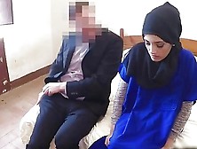 21 Year Old Arab Babe Gets Talked Into Sex With Rich Stranger