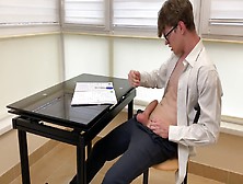 Young School Boy Wanking & He Is Too Horny For Study / Big Dick(23Cm)/uncut