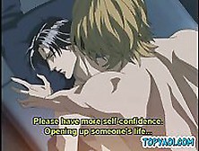 Hentai Gay Couple Having Hardcore Anal Sex Between Silk Sheets
