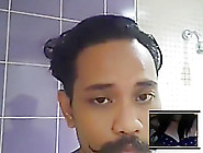 Indonesian Mustache Masturbate And Cum