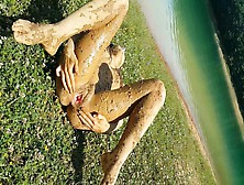 Total Nude Mud Treatment At Volcanic Lake