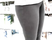 Thick Latina In Tights Pussy Bulge 2