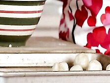 Jane Rogers And Her Friend Ashley Lane Are Making Valentine's Day Cookies,  Complete With Plenty Of Light Flirting.  When Jane's