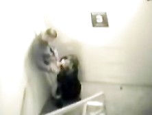 Stairway Sex Caught On Tape