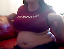 Sexy Azismiss Stuffs Her Belly